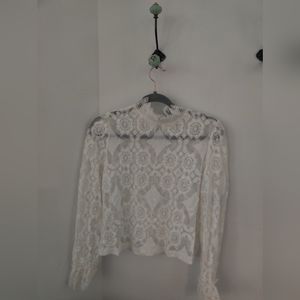 Sheer Lace Blouse